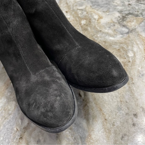 Rag & Bone Black Suede Heeled Chelsea Boots Women’s EU 38 - Picture 7 of 11